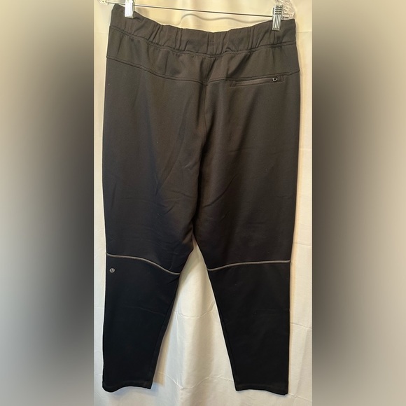 Lululemon ABC Jogger Men’s Large Black Obsidian 29.5” Inseam Stretch Zip Pocket - Picture 5 of 9